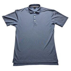 Dunning Golf Polo Lot 3 Mens Performance Stretch Short Sleeve Shirts L